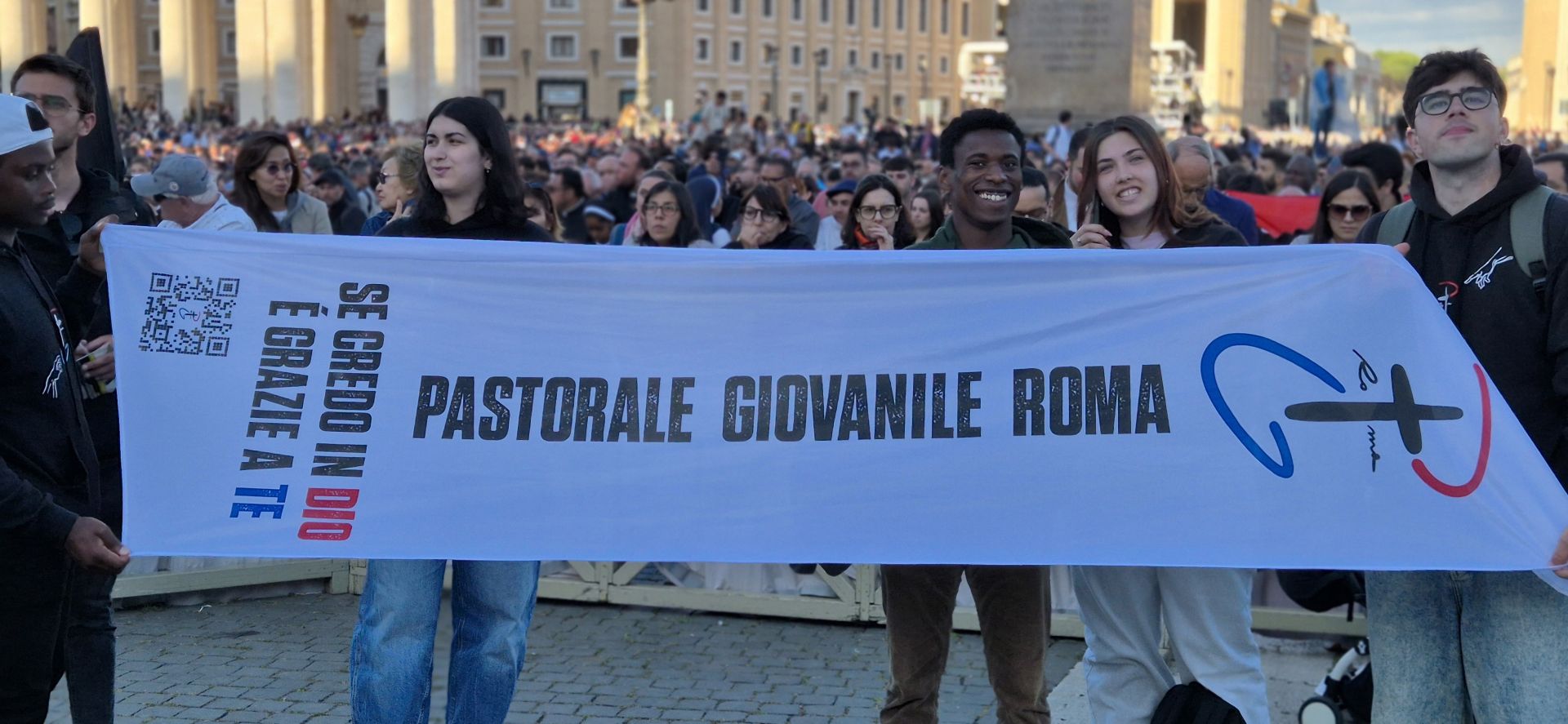 I ragazzi della Pastorale giovanile di Roma